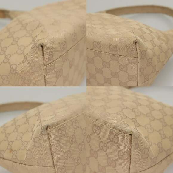 GUCCI GG Canvas Shoulder Bag Beige 001 001 - Picture 10 of 13